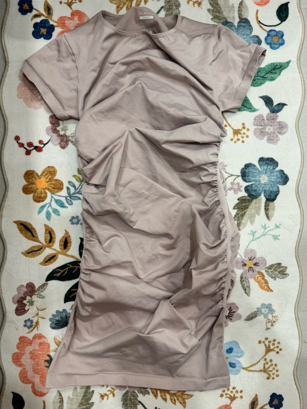 BLANQI Dusty Mauve Ruched Dress (pregnancy)